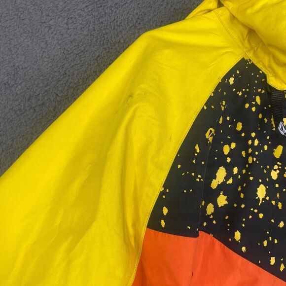 Volcom GORE-TEX Jacket Mens Small Recco AOP Graphic Bright Snowboard Ski - Picture 5 of 13